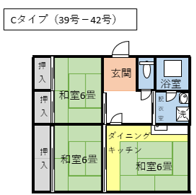 西原住宅間取りC