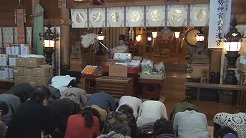 大山祇神社での二年詣り